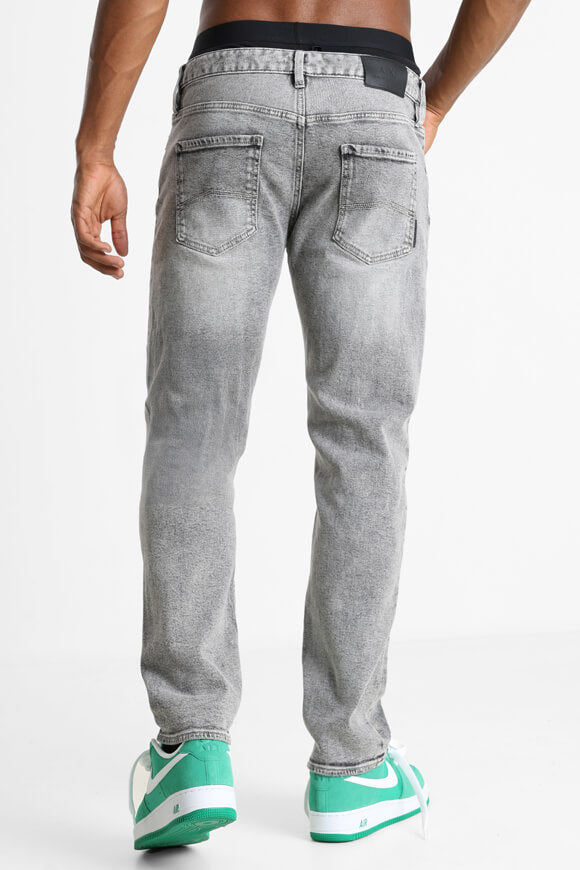 Jeans straight fit - Denim grigio