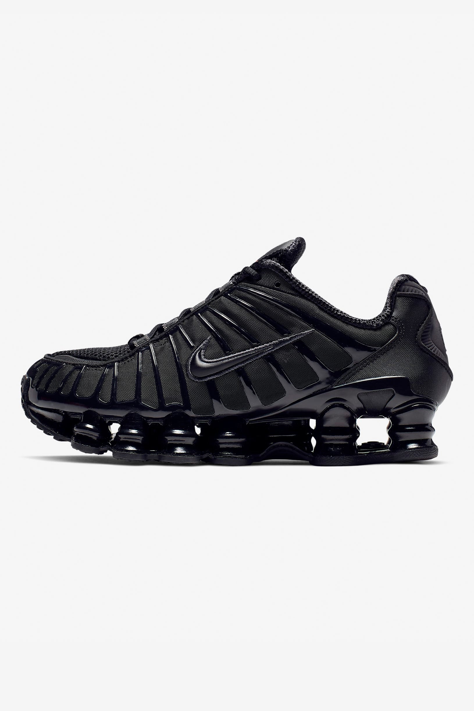Shox TL sneakers - Black + Metallic Hematite + Max Orange