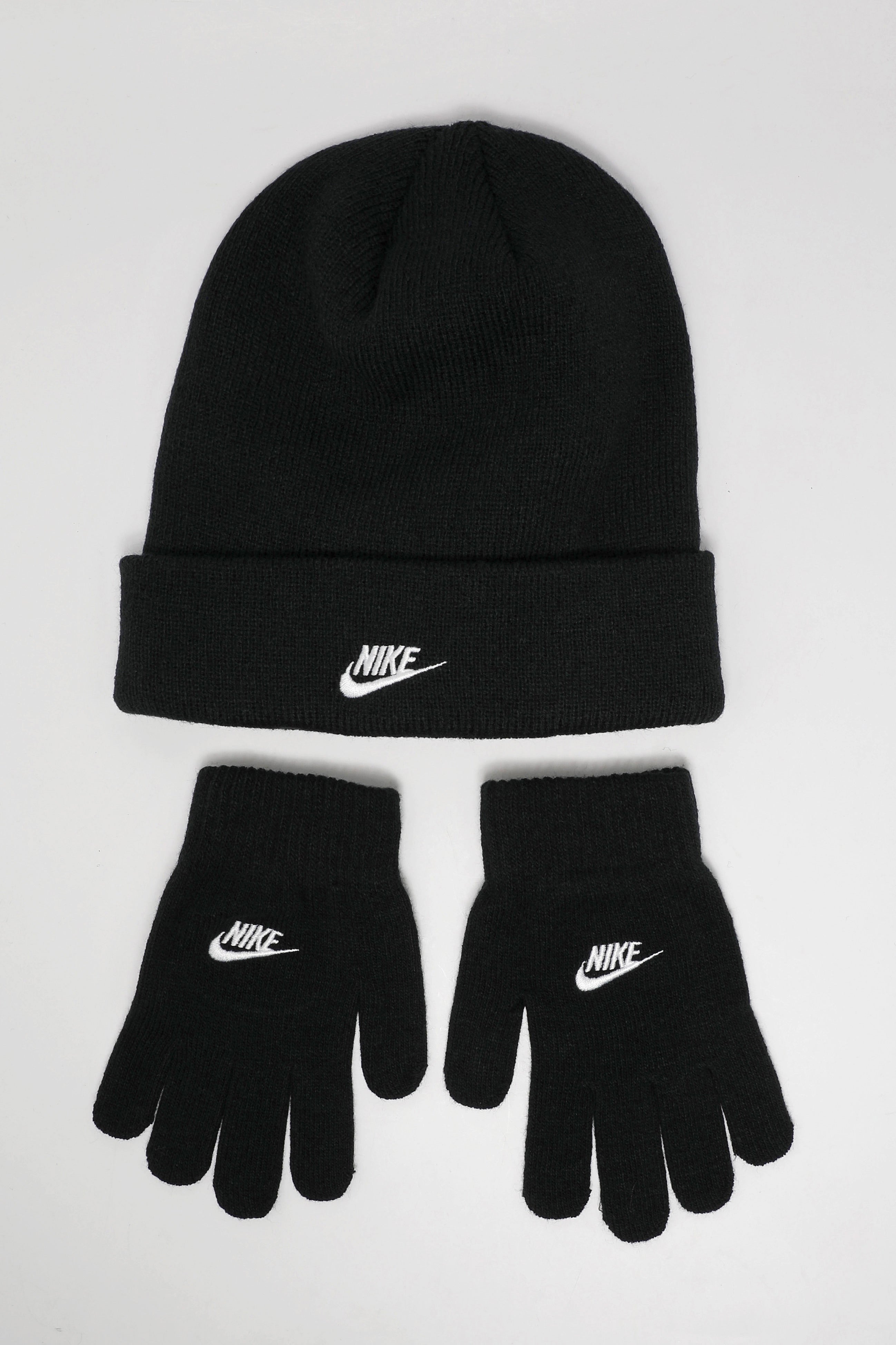 Lot bonnet et gants - Noir