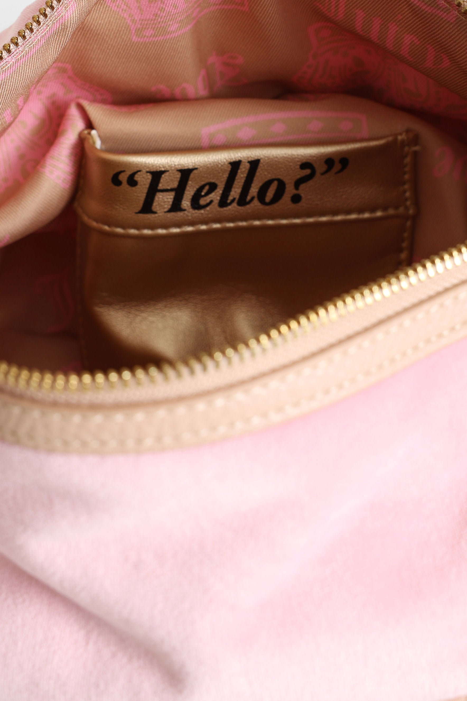 Samt Handtasche - Juicy Pink