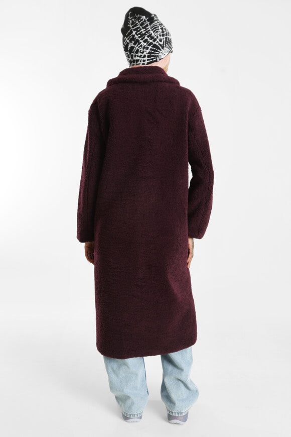 Teddy coat - Aubergine