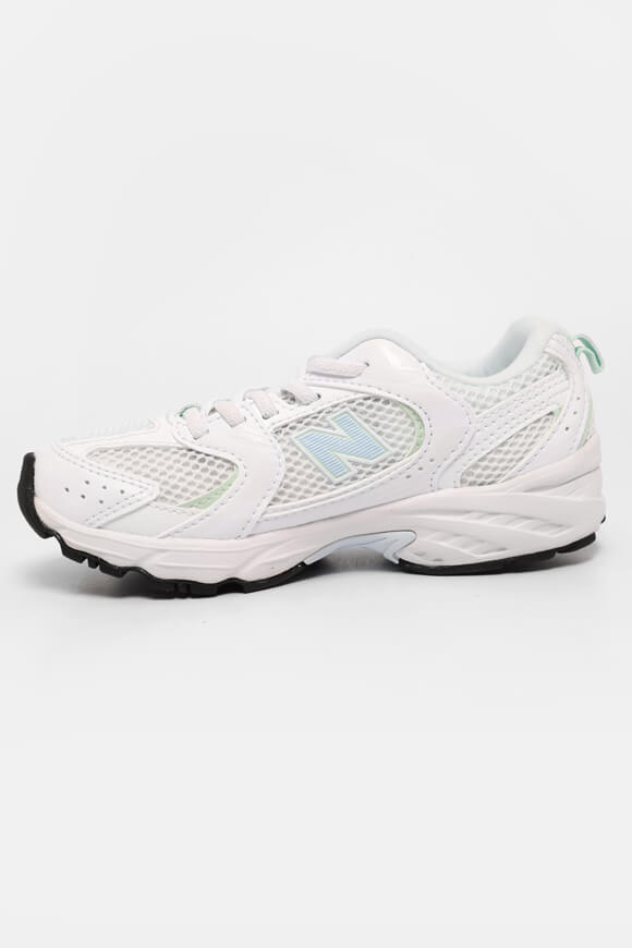 P 530 Seasonal Kids Sneaker - White + Light Green