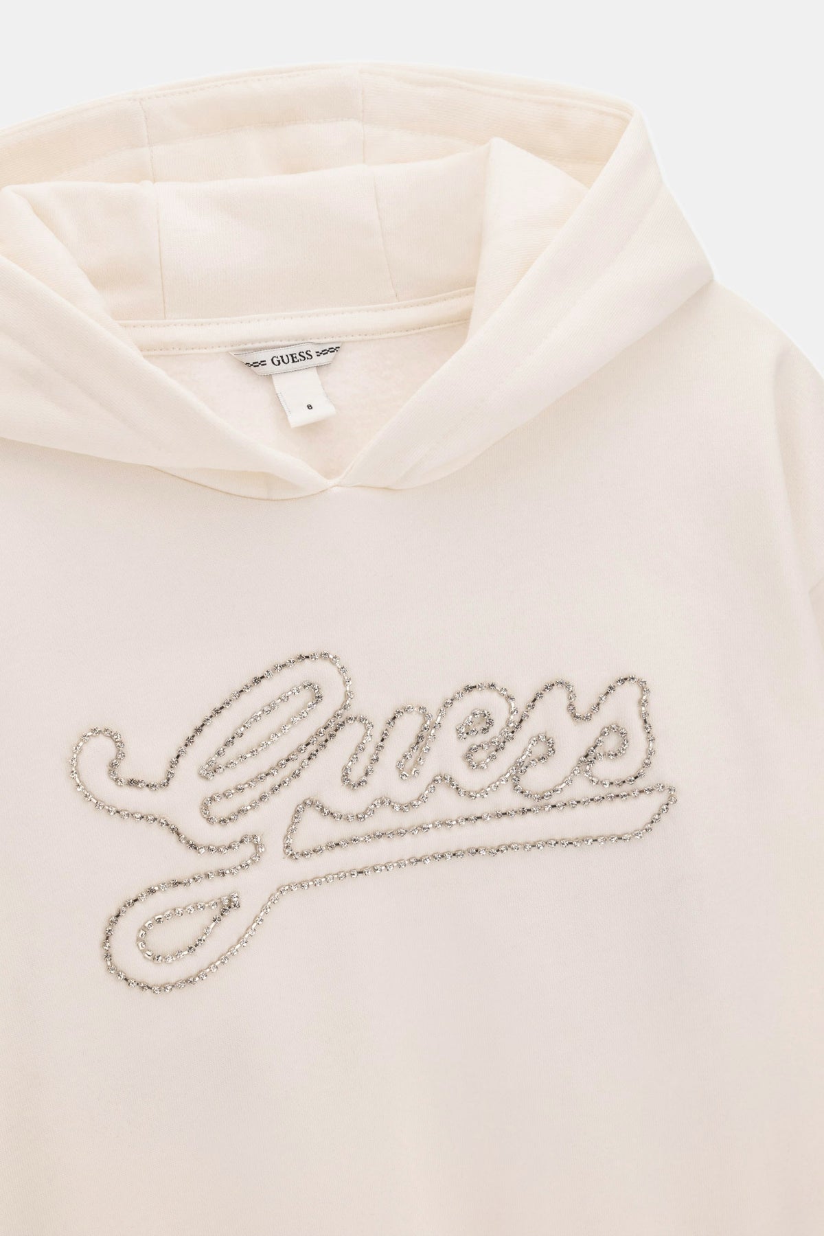 Felpa con cappuccio - Cream White