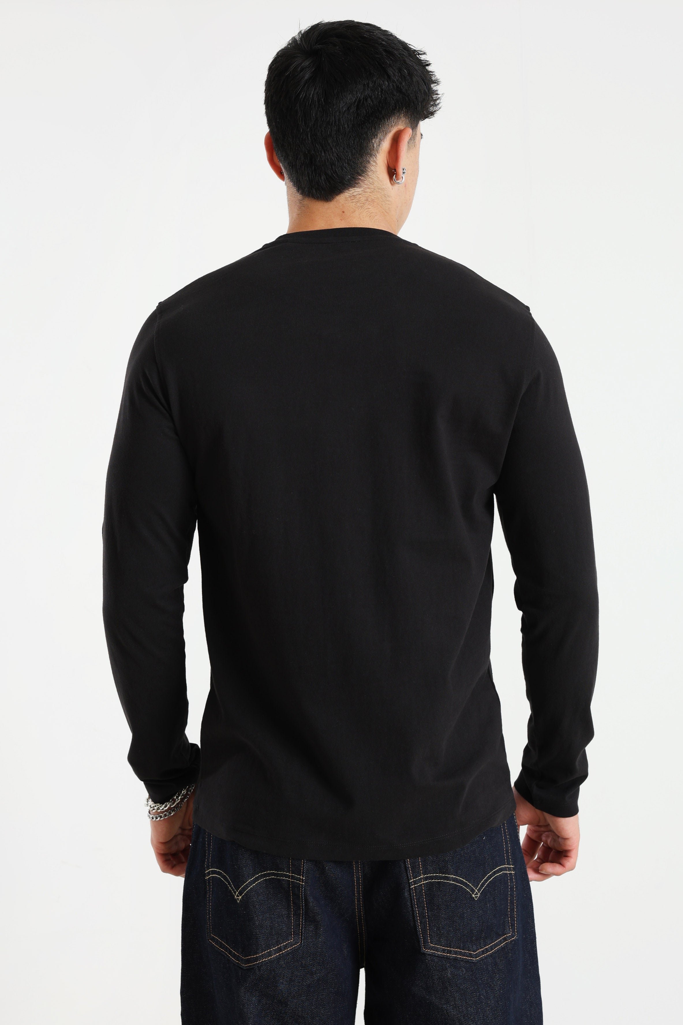 Akio shirt manches longues - Black