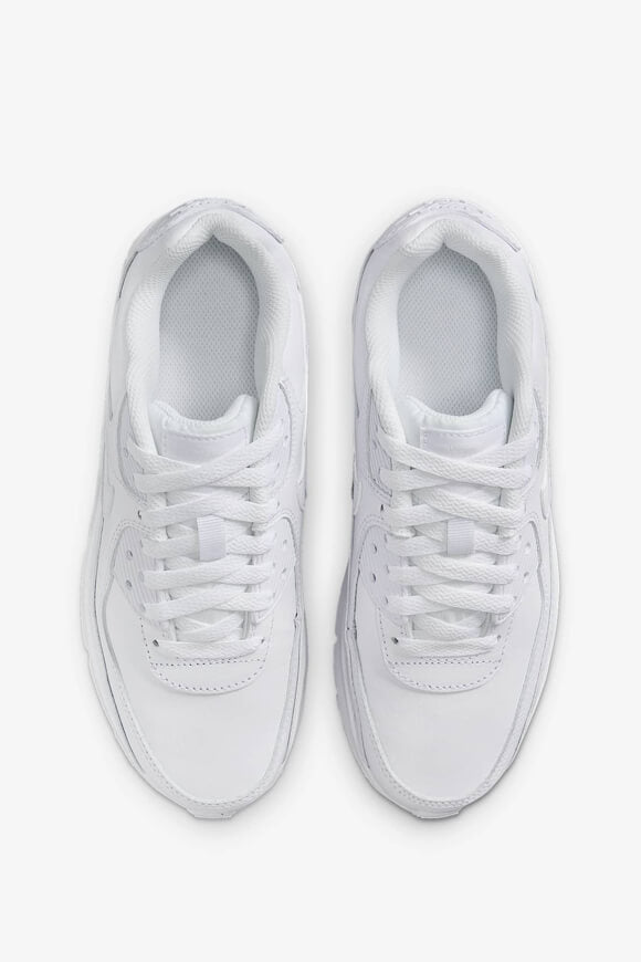 Air Max 90 Sneaker - White + Metallic Silver