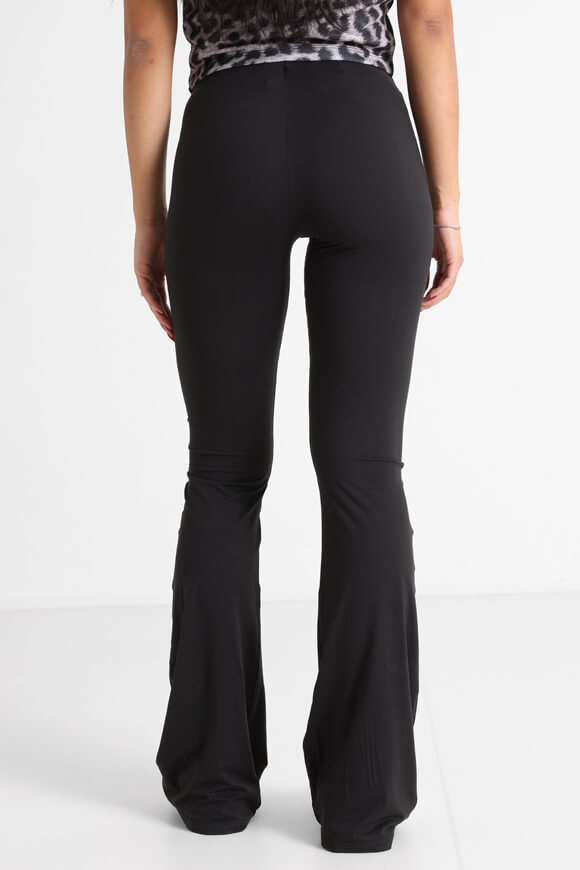 Flare Leggings - Schwarz