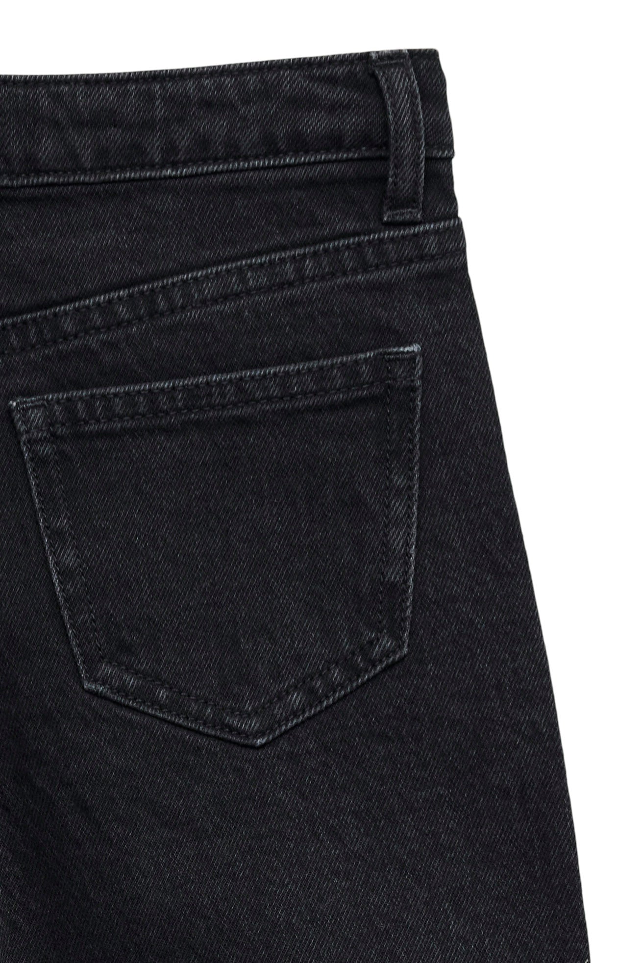 VMTESSA jean wide leg - Black Denim