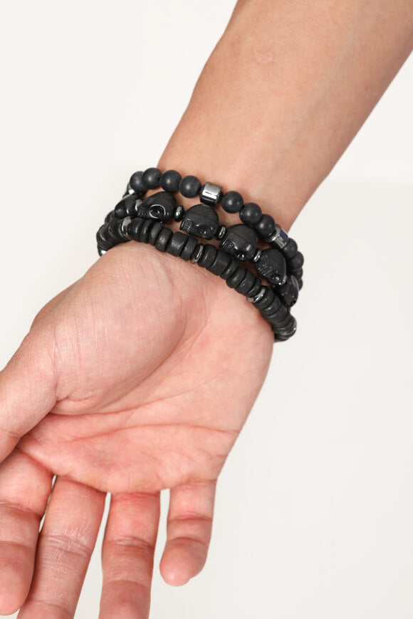 Lot de bracelets - Noir