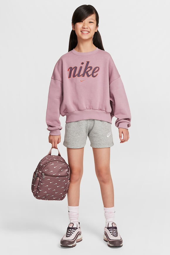 Sportswear Club Fleece Oversize Sweatshirt - Plum Dust