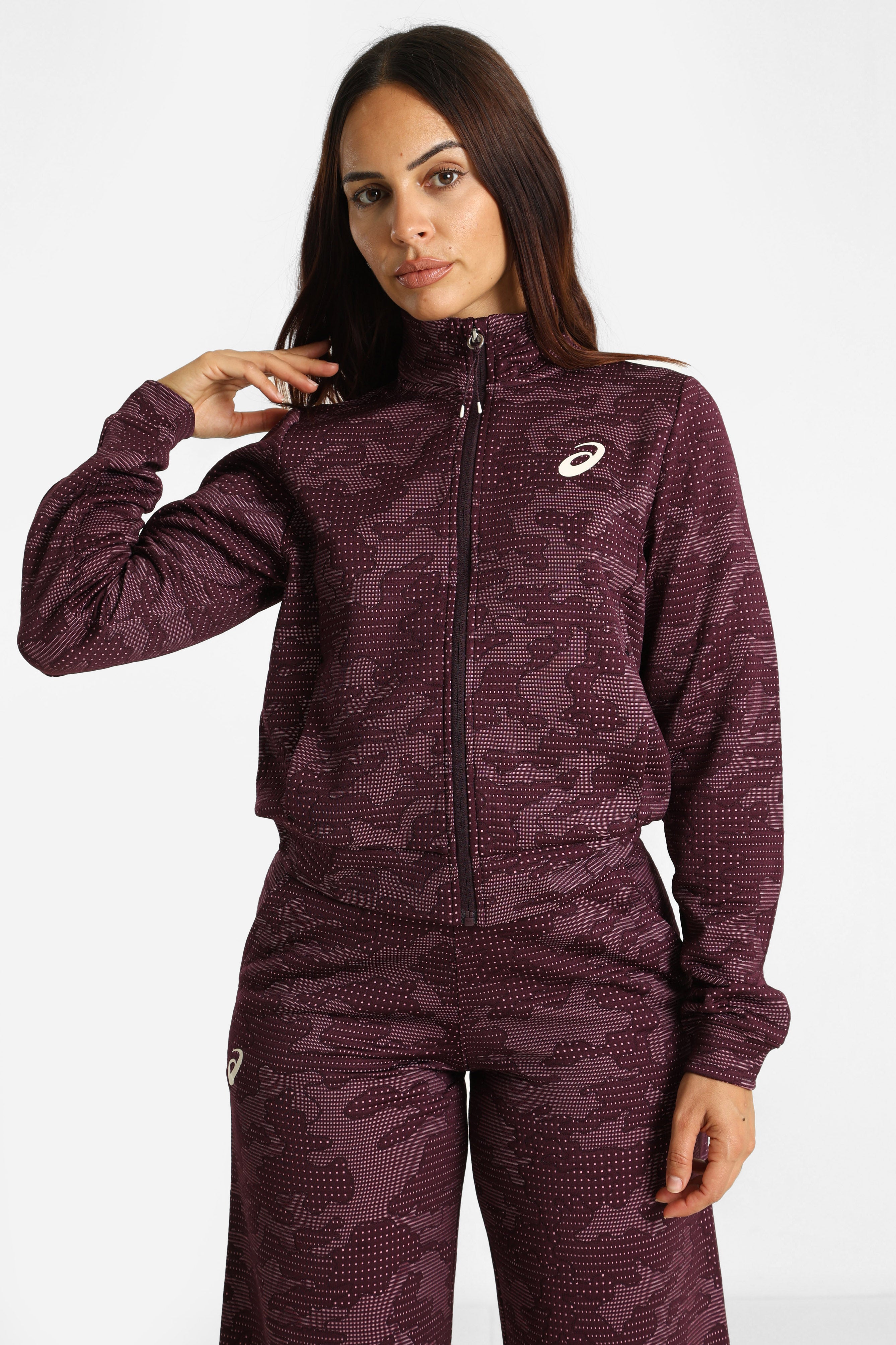 Trainingsjacke - Dark Aubergine
