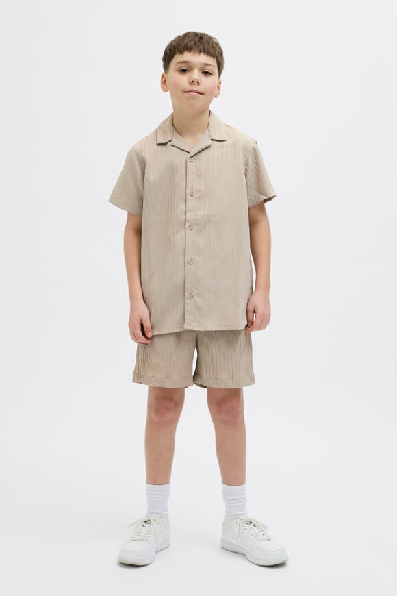 JJMASSIMO Strukturiertes Hemd - Oxford Tan