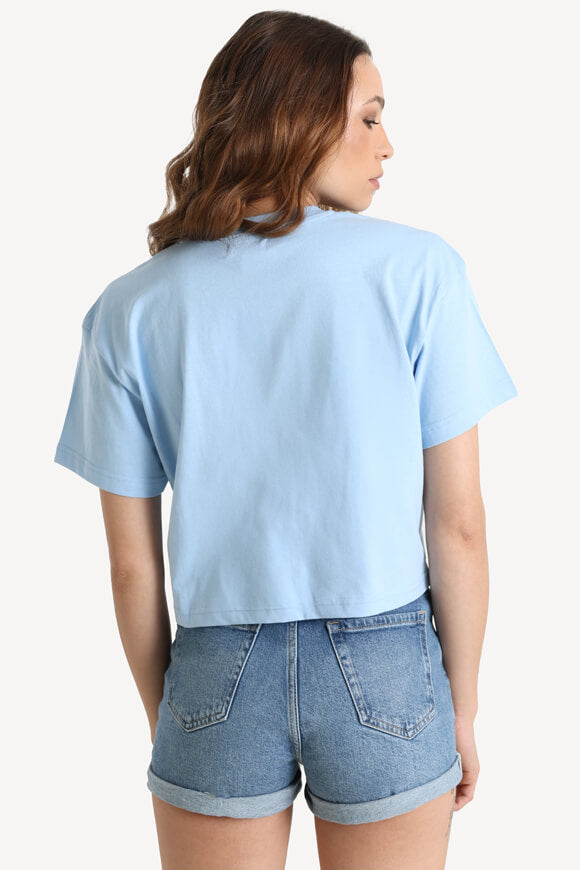 Crop T-Shirt - Hellblau