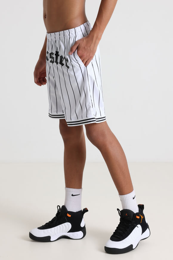 Short en mesh - Blanc + Noir