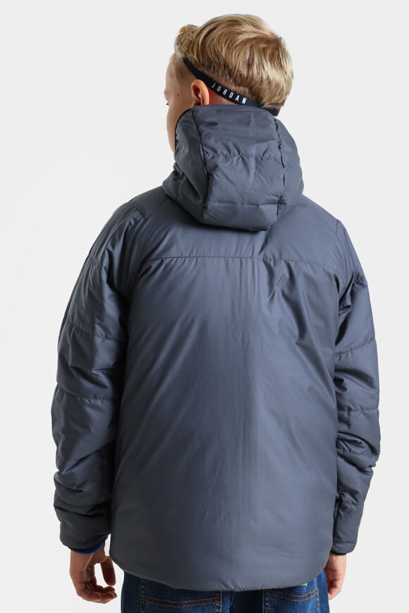 Perrito Leichte Wendejacke - Black + Dark Grey