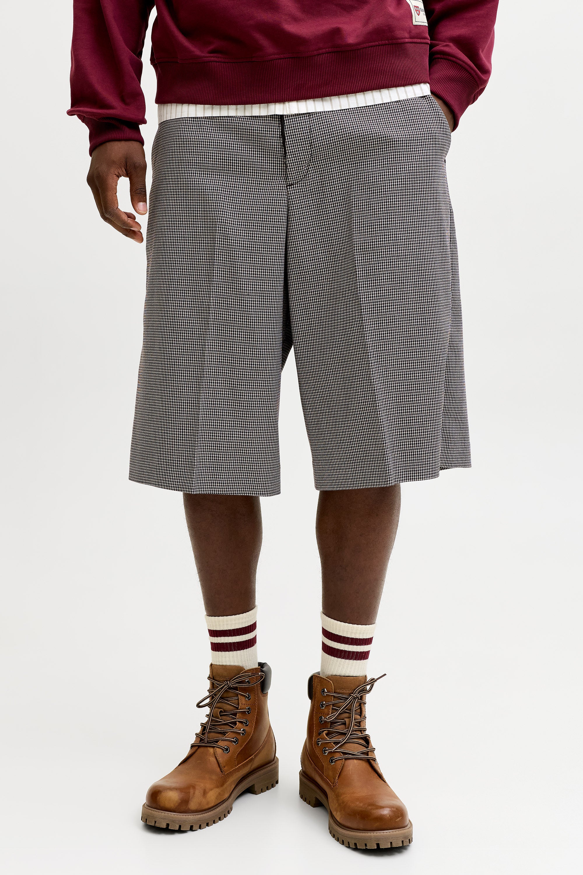 JPSTOWEN Chino Bermudashorts - Crocodile + Houndstoot