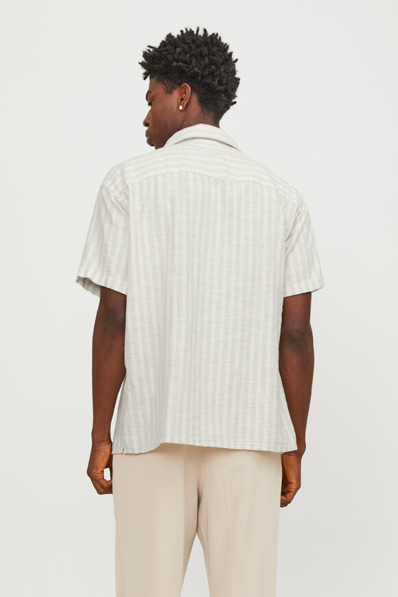 JORCOBA loose shirt in structured fabric - Fields Of Rye