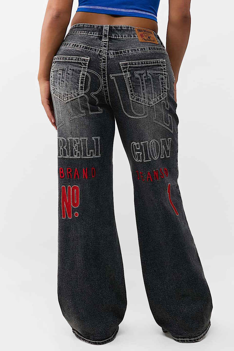 Jeans Bobbi a vestibilità larga - Meadow Ash