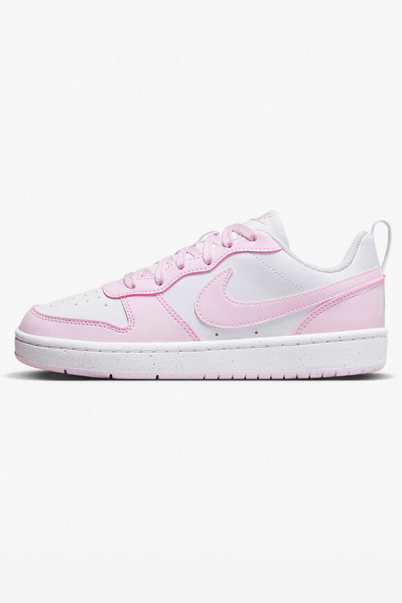 Baskets Court Borough Recraft - Blanc + mousse rose