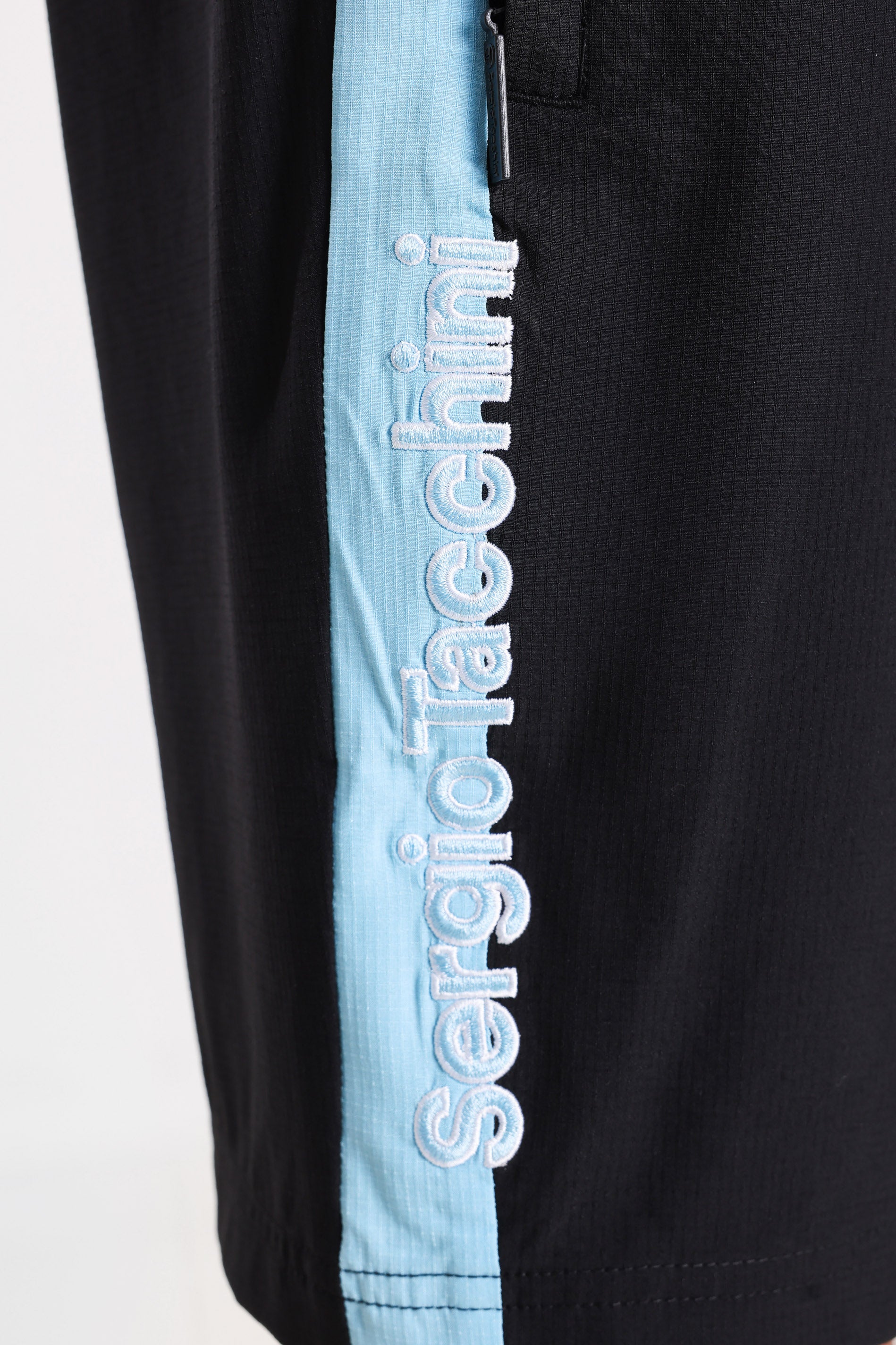 Goccla Trainingsshorts - Black + Baltic Sea
