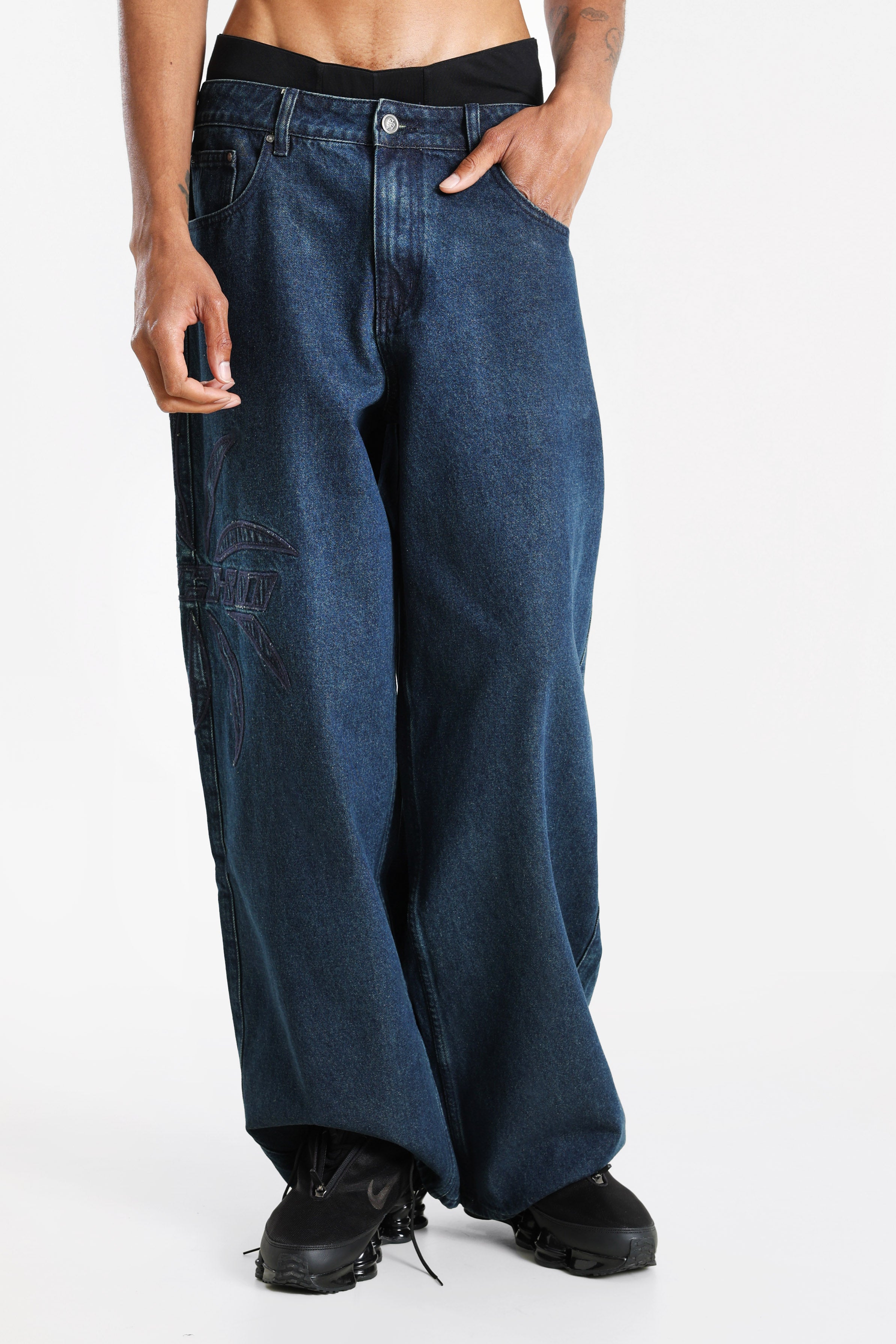 Jean baggy fit - Bleu foncé