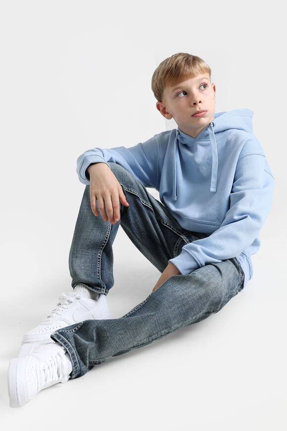 Sweat à capuche - Bleu clair