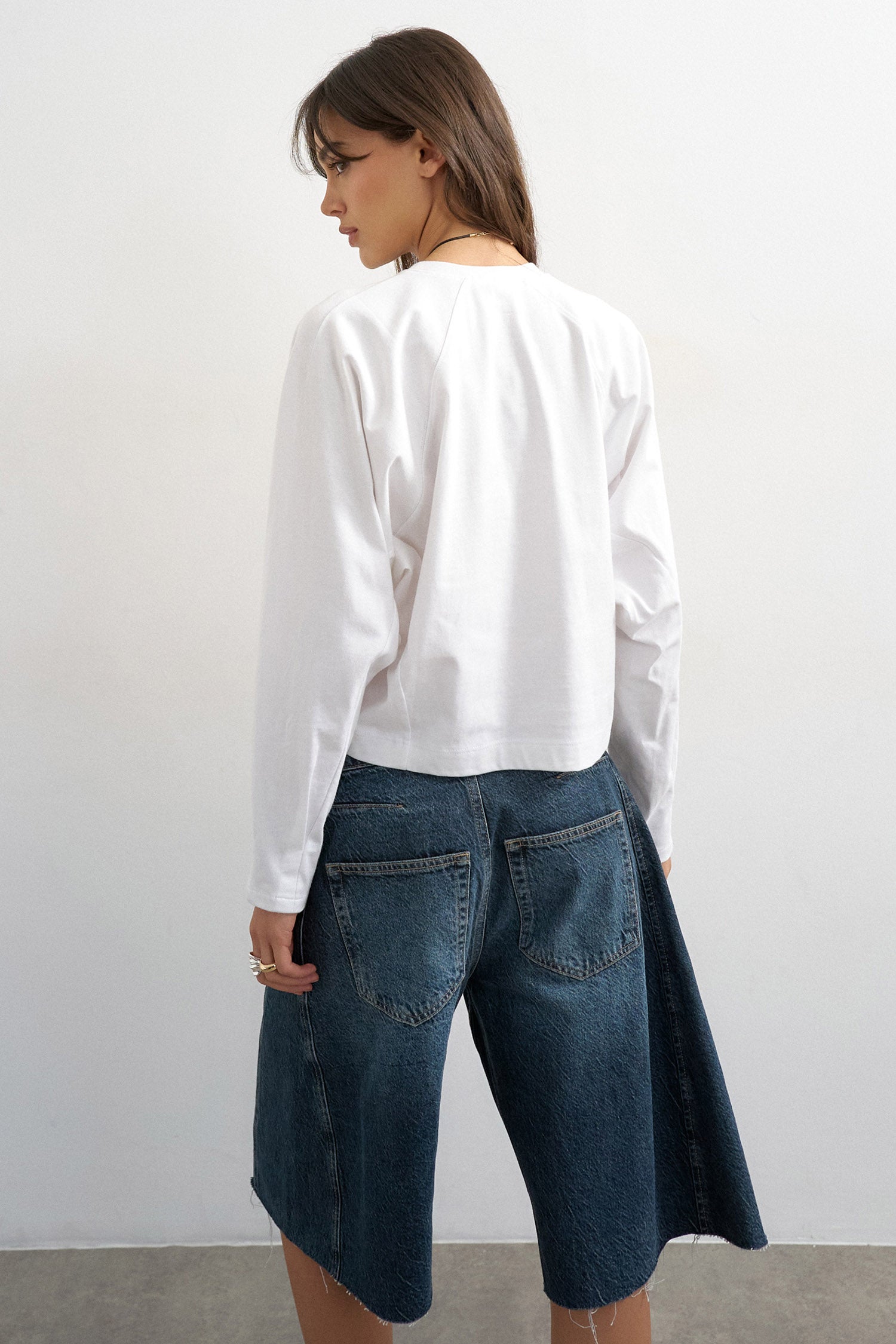 TSROSA long-sleeve shirt - Ivory Cream