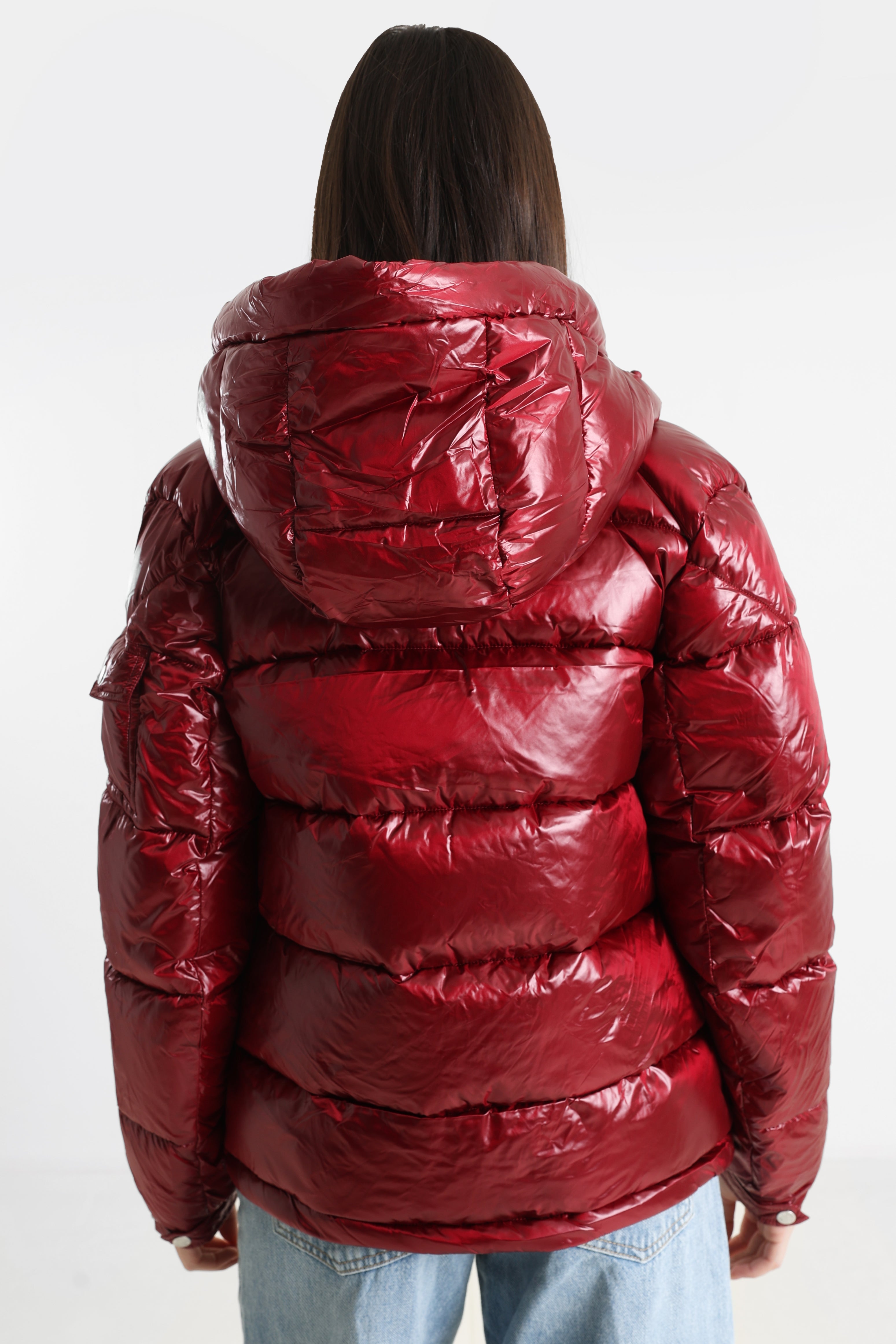 Pufferjacke - Dunkelrot