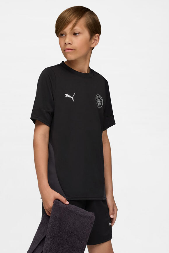 Manchester City Mesh T-Shirt - Black
