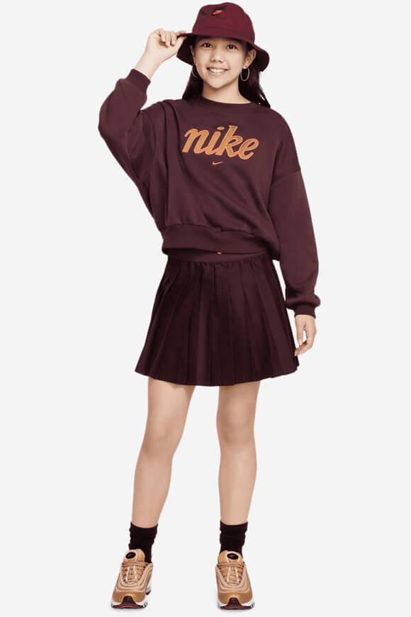 Sportswear Club Fleece Oversize Sweatshirt - Burgundy Crush