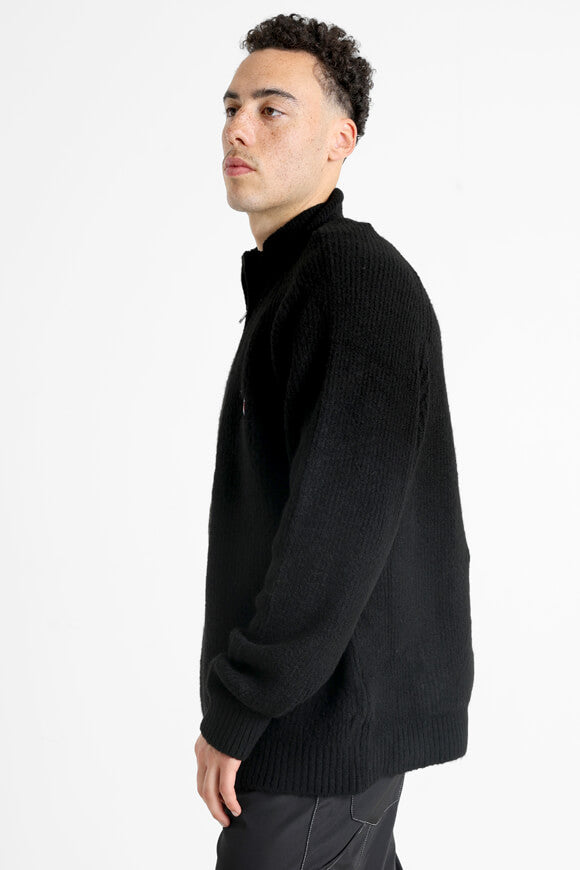 Pull en maille Raglan Badge - Black