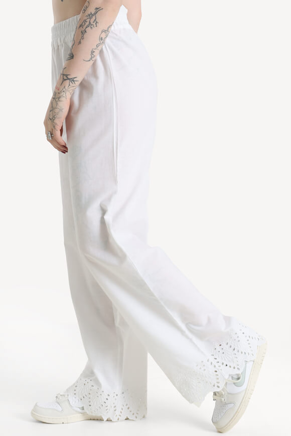 ONLPAULA Wide Leg fabric pants - Bright White
