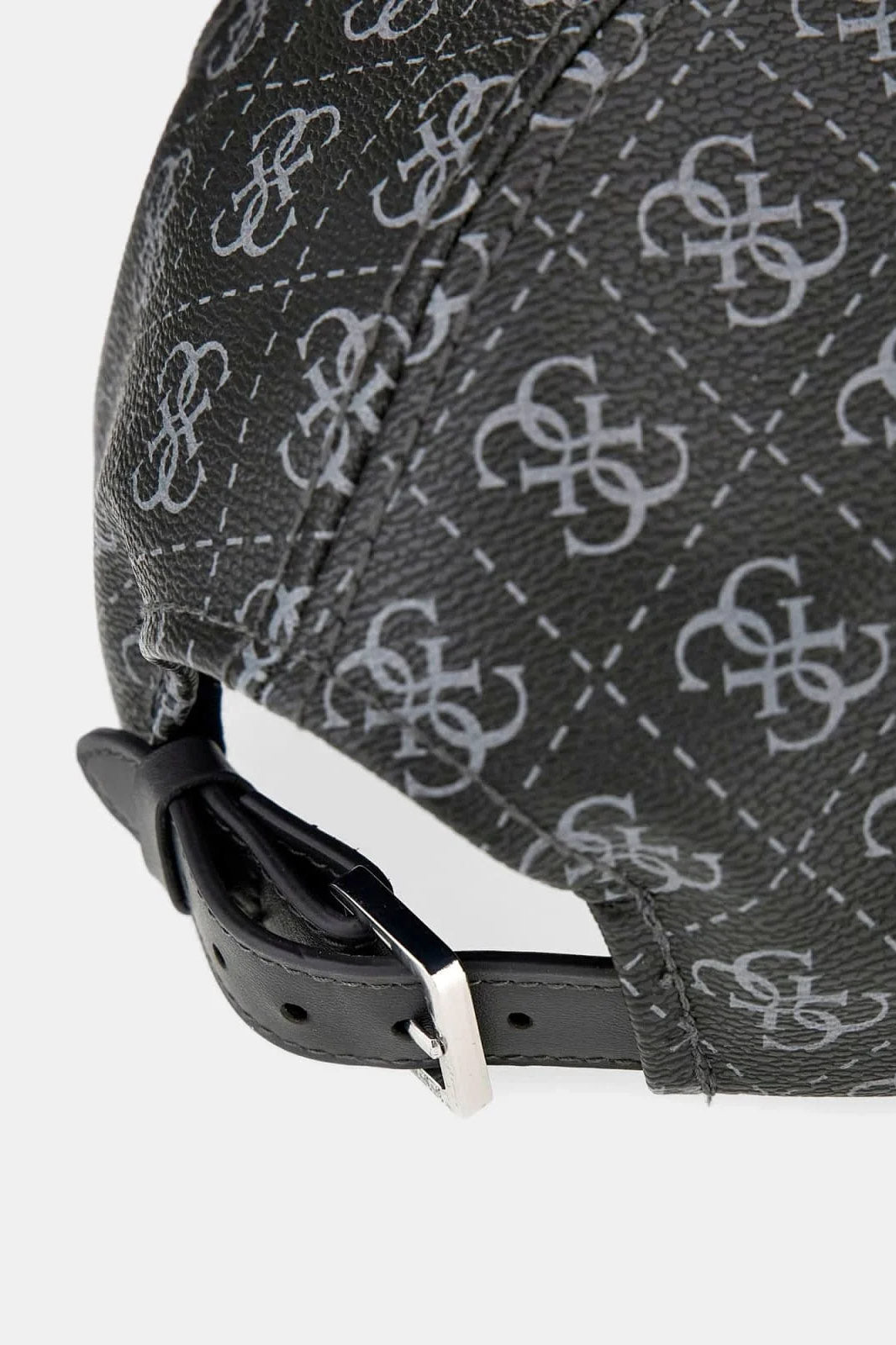 Kunstleder Cap / Dornschnalle - Black