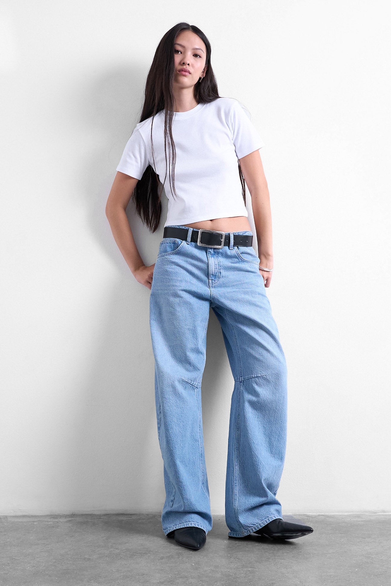TSEVERYDAY Crop T-Shirt - Snow White