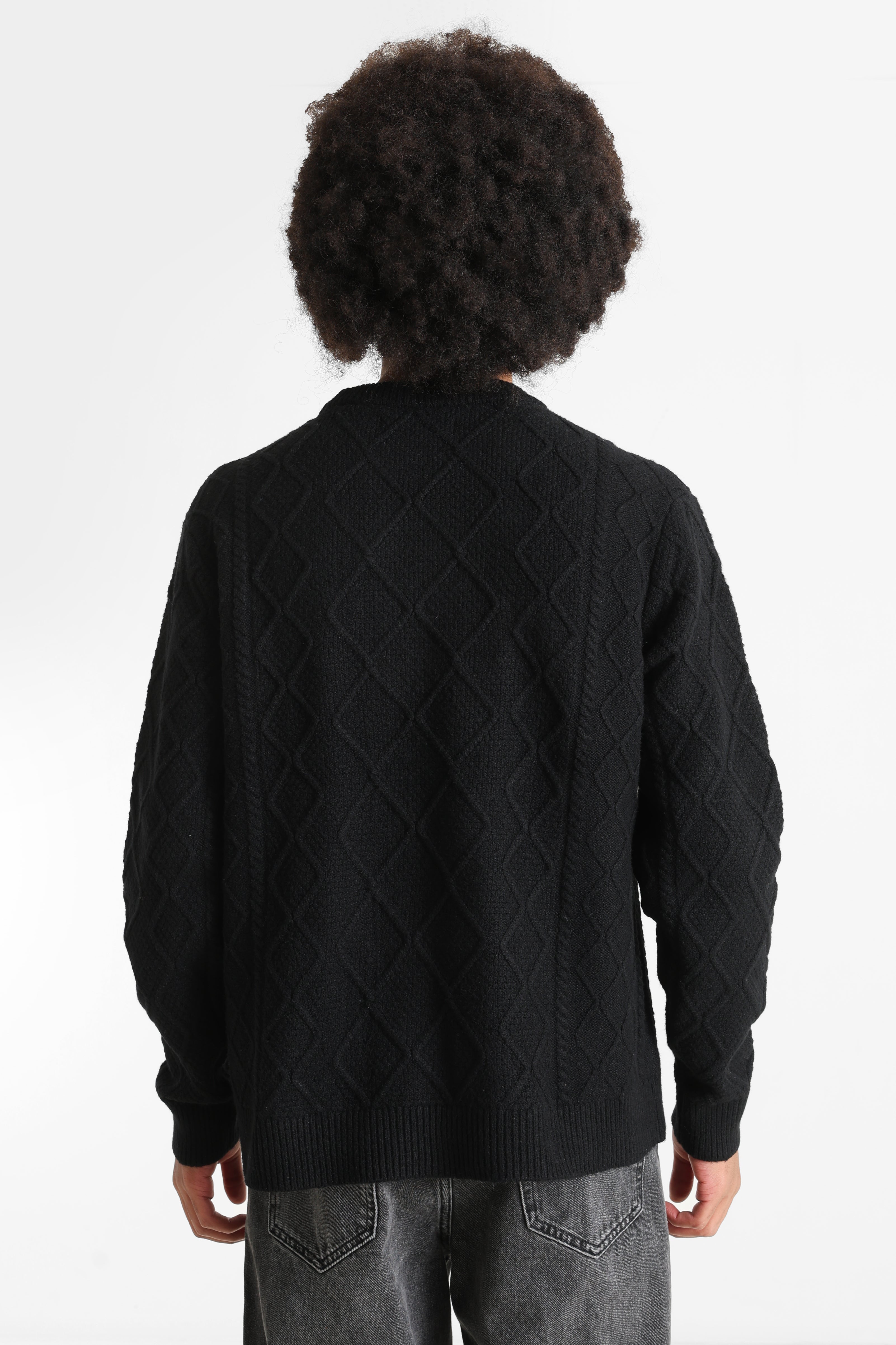 JORCAMBRIDGE Strickpullover - Black