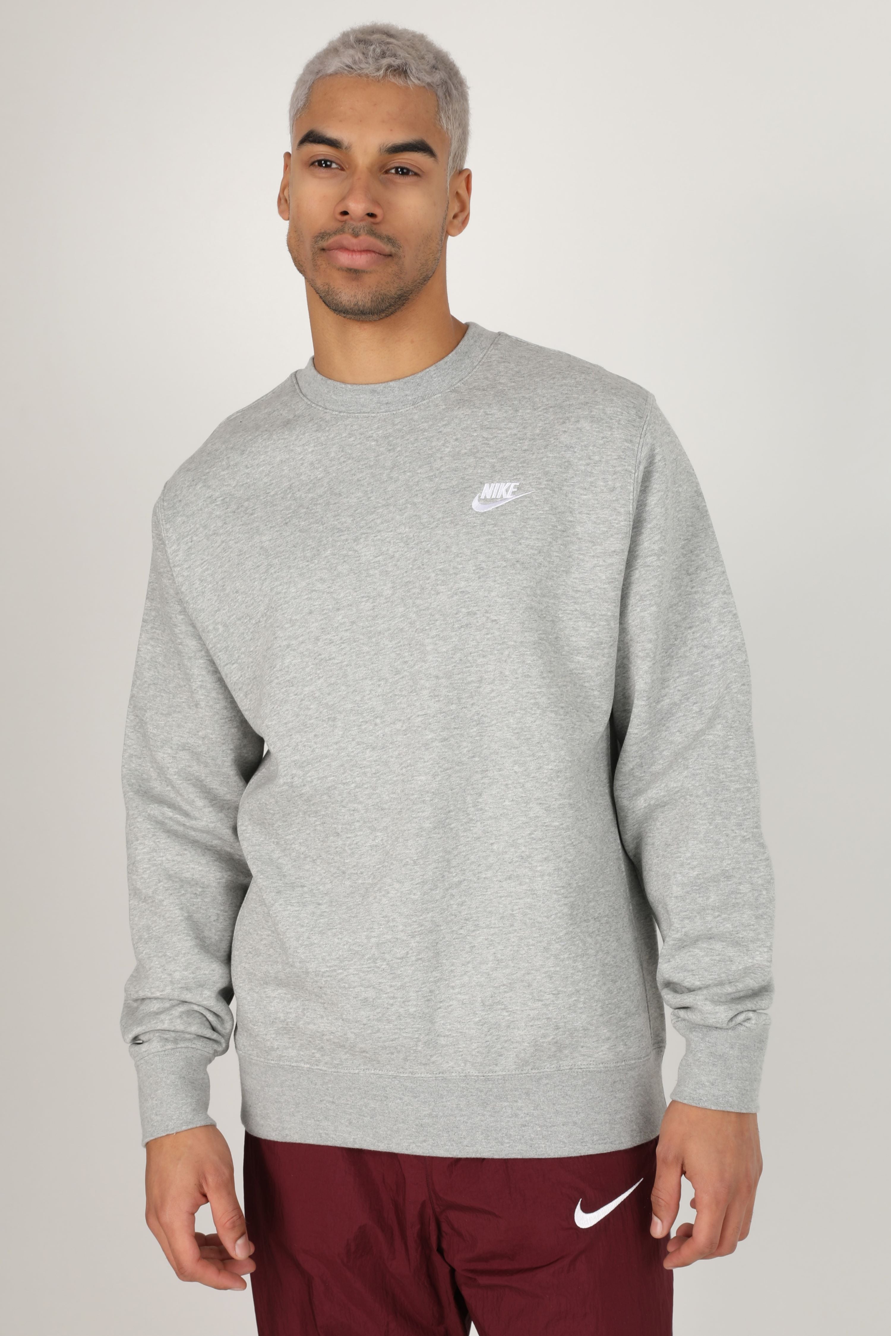 Sweatshirt - Hellgrau meliert