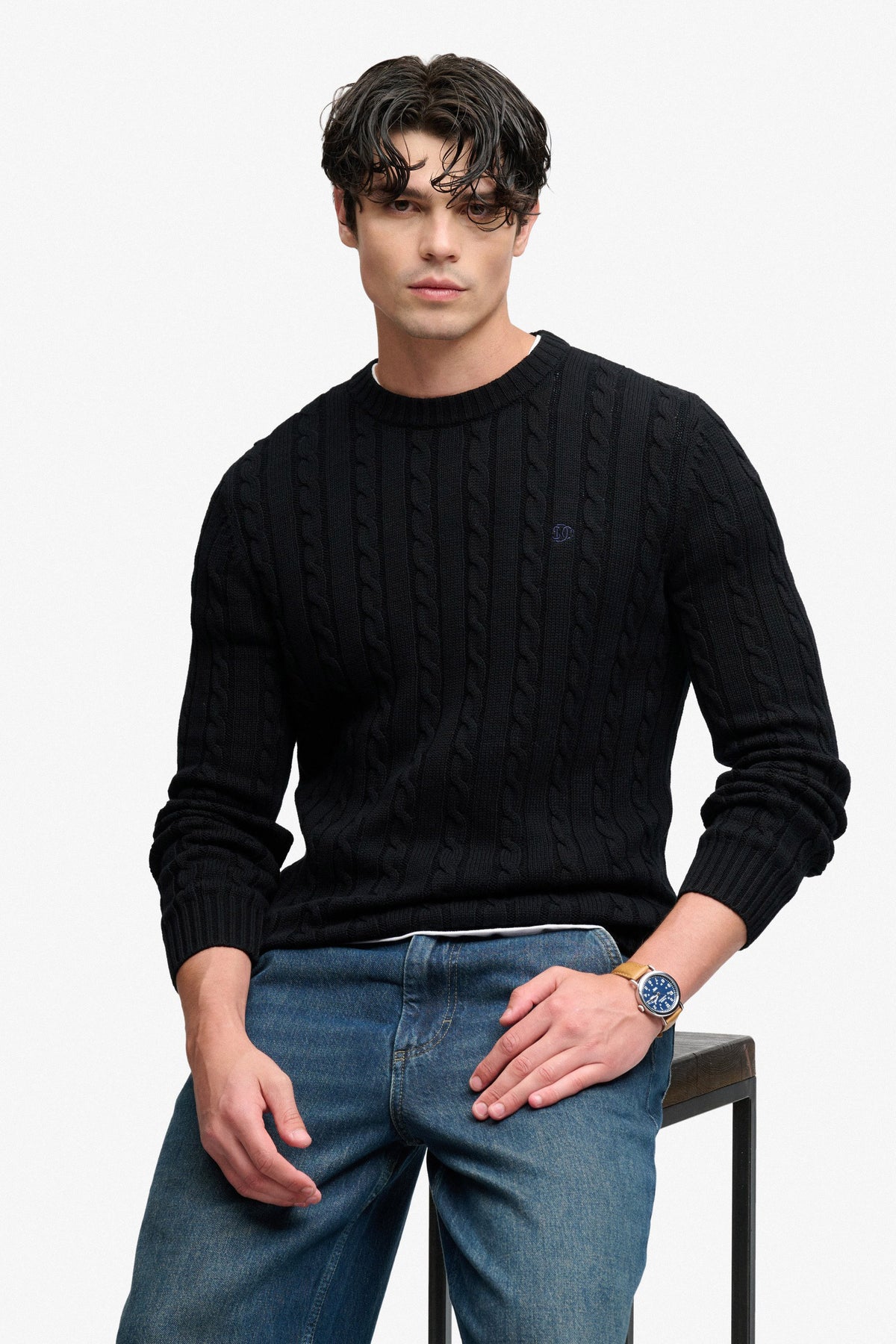 Pull en tricot - Black
