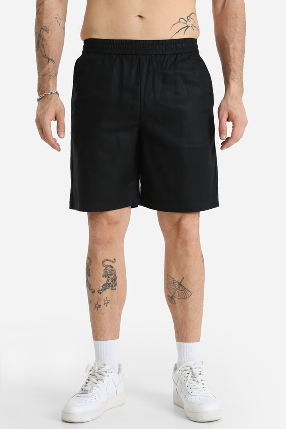Linen shorts - Black