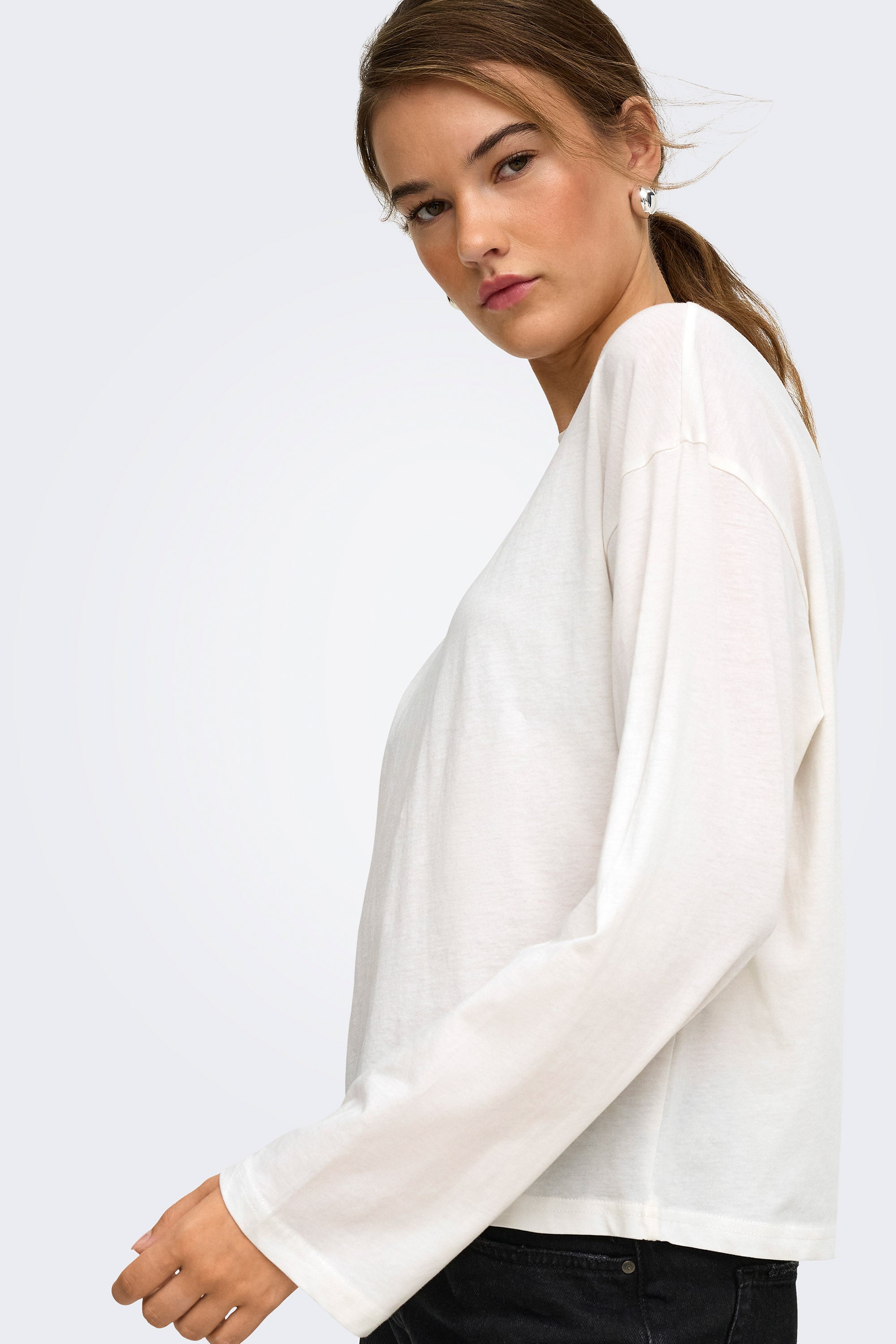 Camicia ONLHAPPY a maniche lunghe - Cloud Dancer