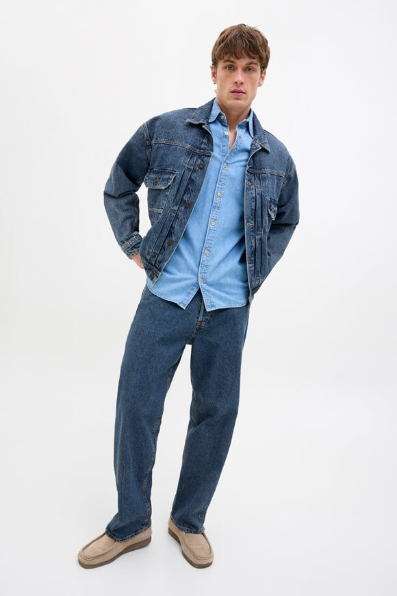 Alex Baggy Fit Jeans L32 - Blue Denim