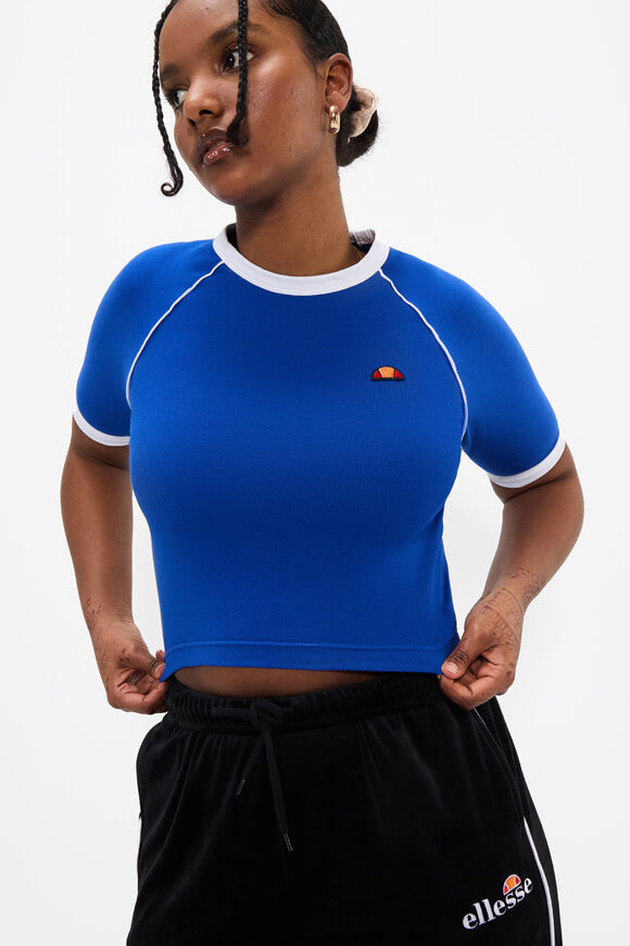 Chevalier Crop T-Shirt - Blue