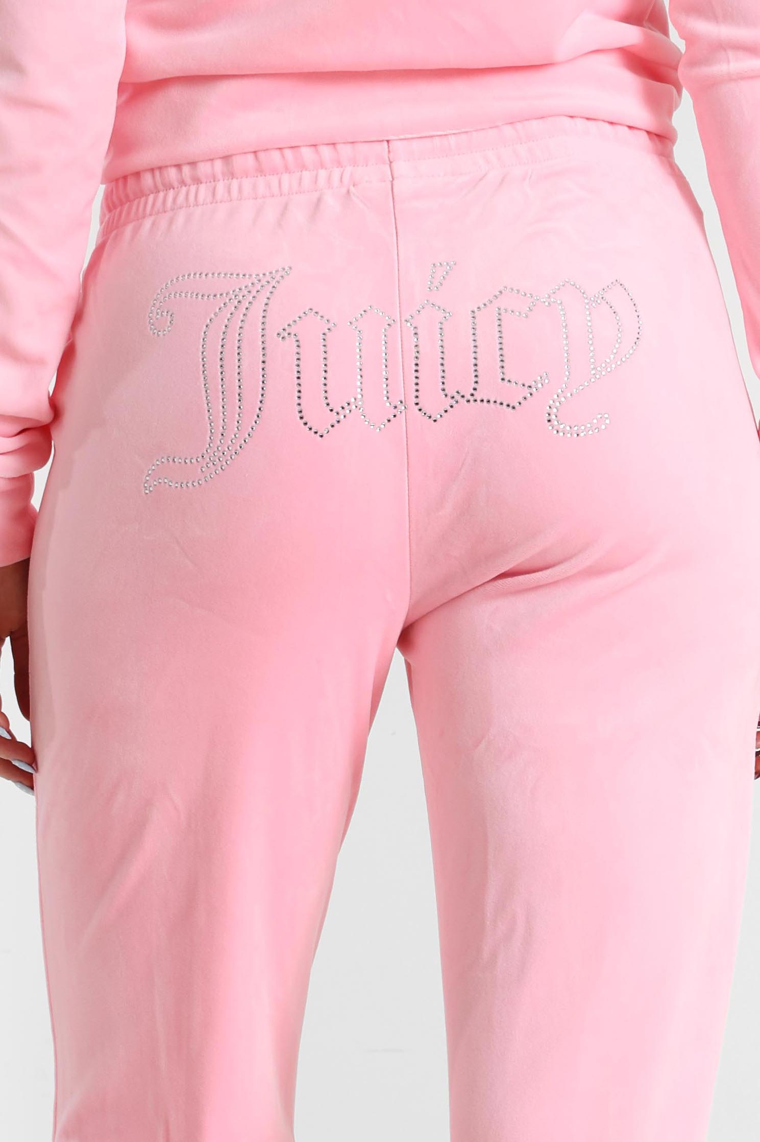 Tina Samt Hose - Cotton Candy