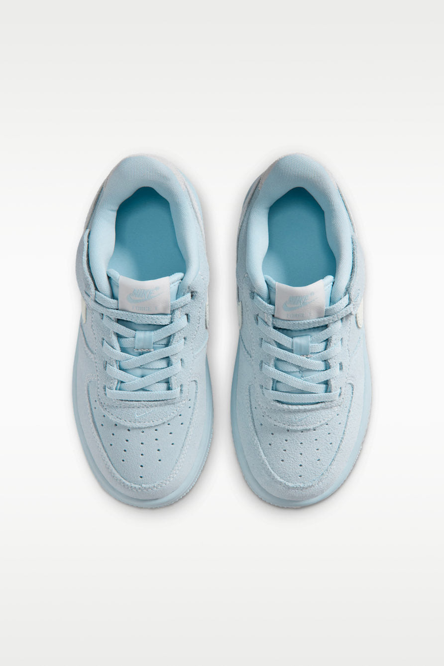 Force 1 EasyOn LV8 1 Kids Sneaker - Light Armory Blue + Pure Platinum