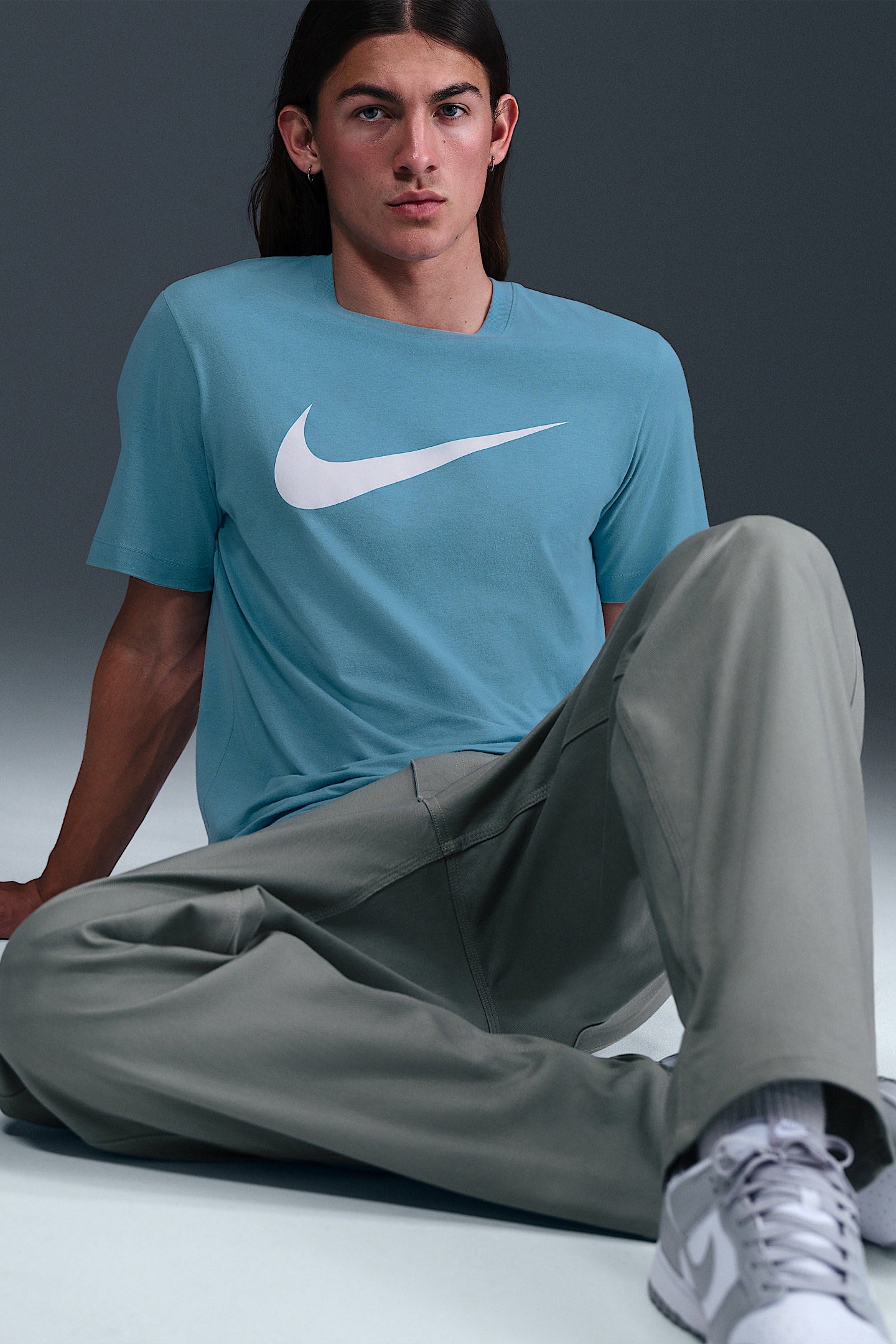 Sportwear Swoosh t-shirt - Denim Turquoise