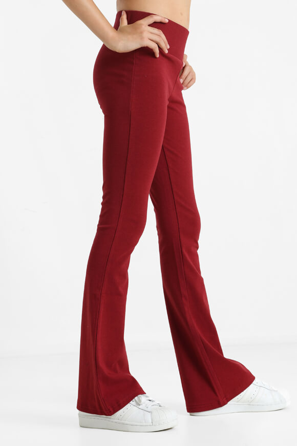 Leggings flare - Bourgogne