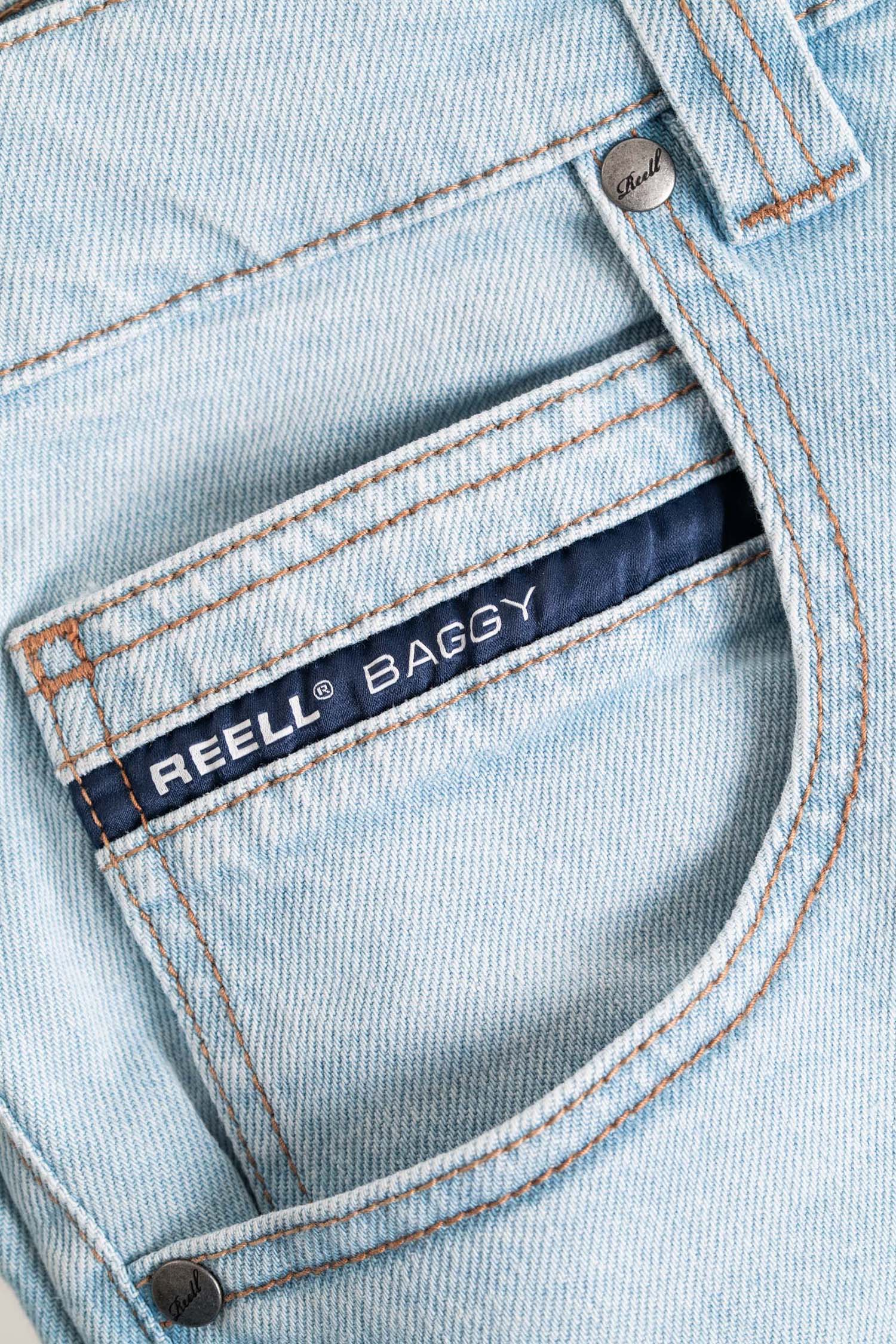Giant Baggy Fit Jeans L32 - Light Blue Stone