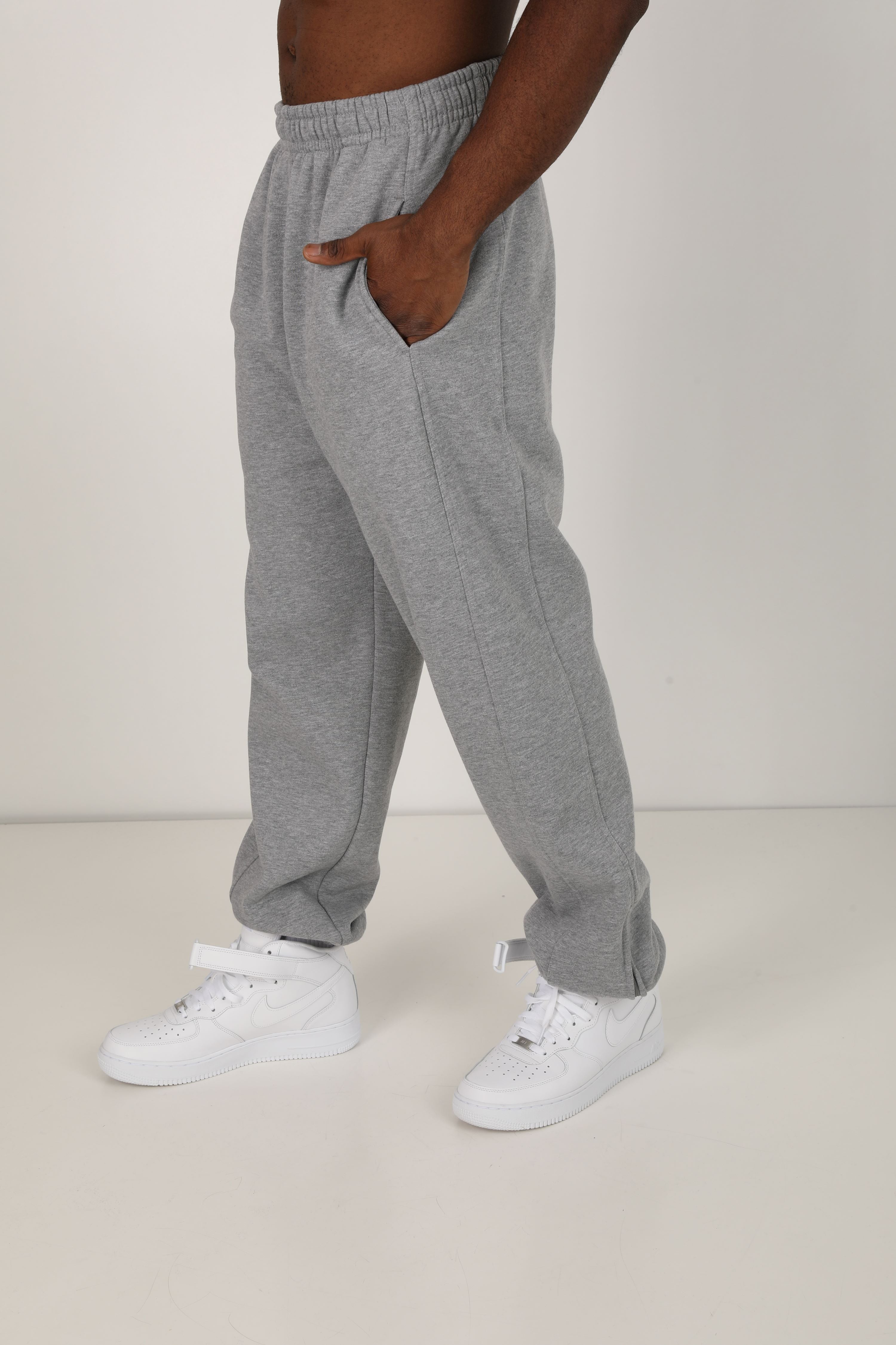Sweatpants - Light gray mottled