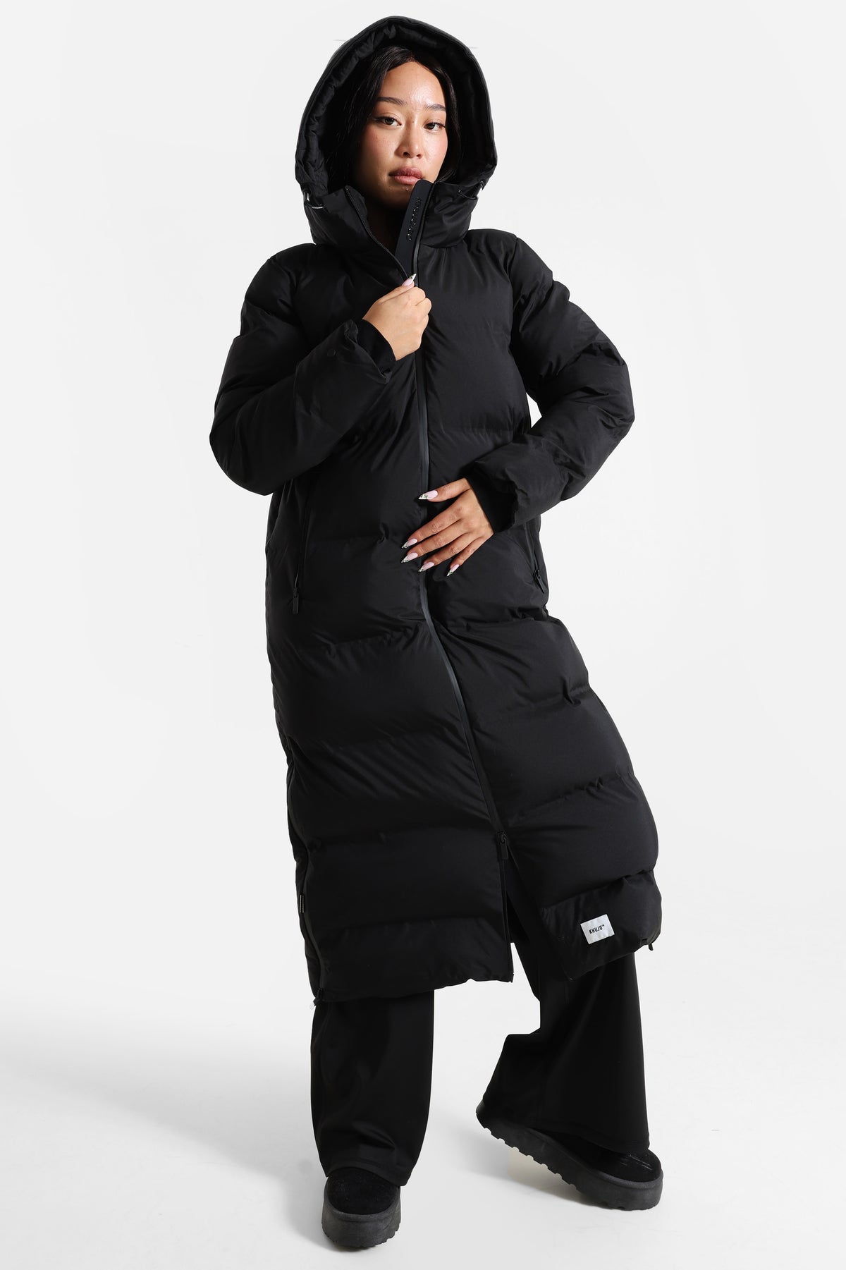 Larea5 Puffermantel - Black