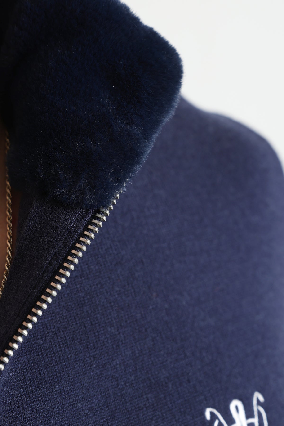 Pull en tricot - Bleu marine