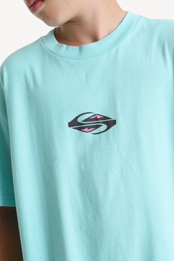 Global Heat t-shirt - Aqua Sky