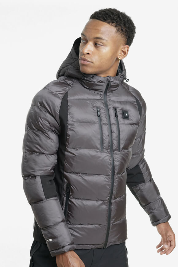 Avoriaz beheizbare Pufferjacke - Anthrazit